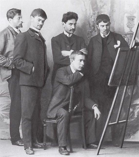Мартирос Сарьян с братьями Ованесом, Серобом и Исааком