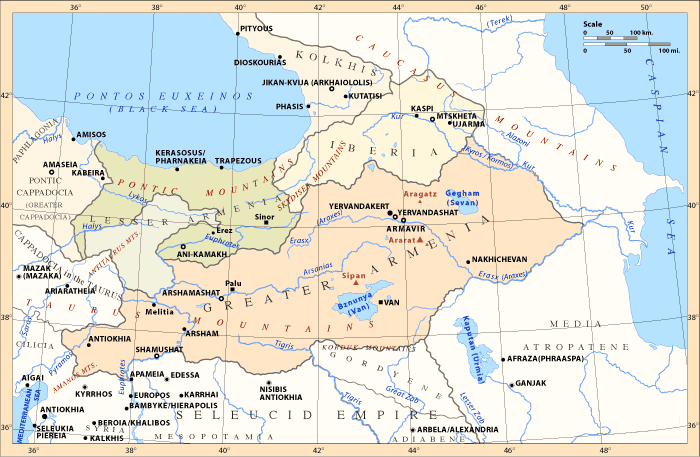Армения в период правление Ервандуни