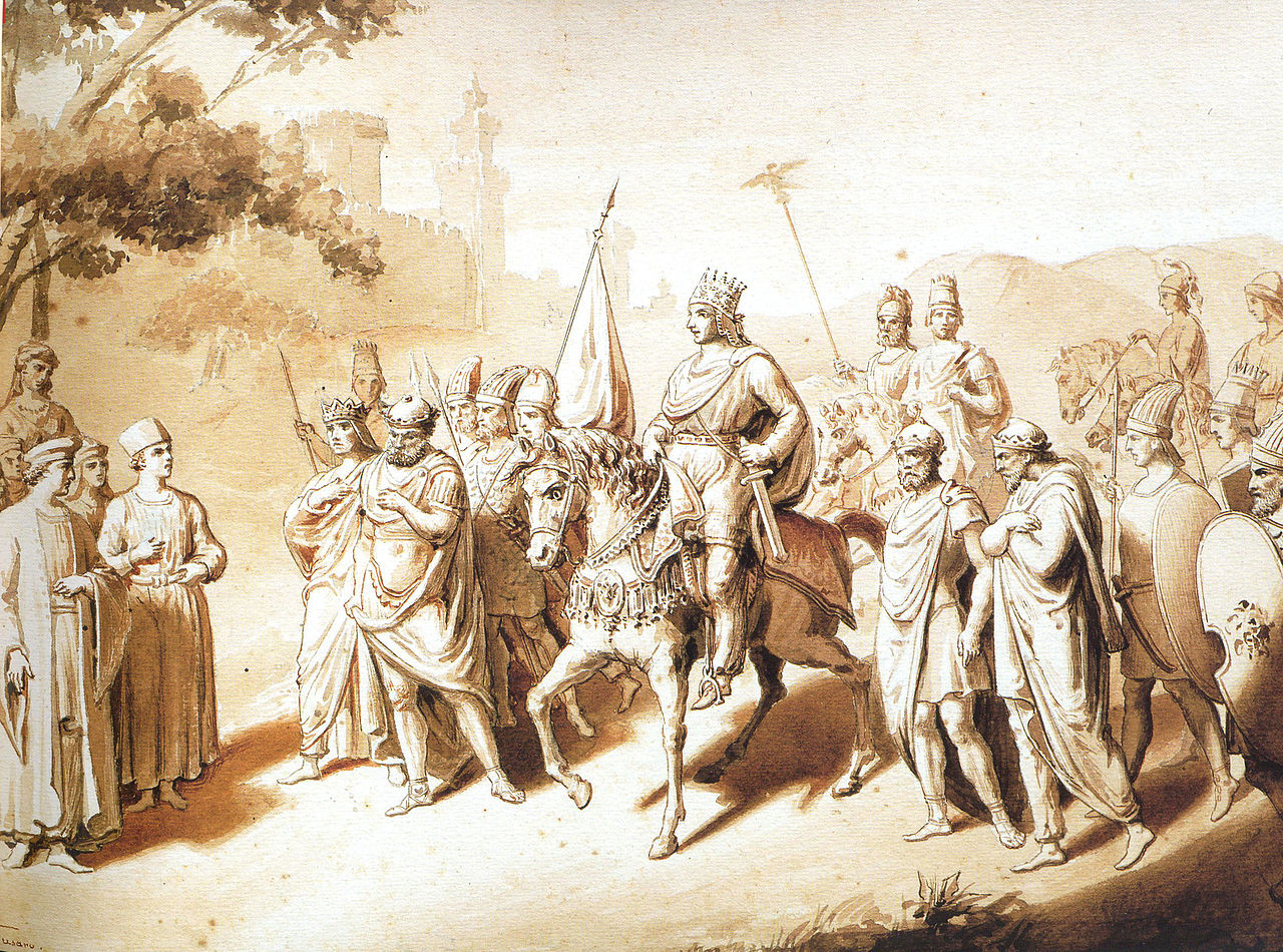 «Тигран Великий и короли-вассалы», XIX век