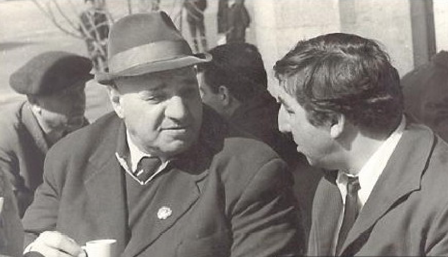 Серго Амбарцумян (слева) с Фрунзиком Мкртчяном. Фото: энциклопедия фонда "Хайязг"